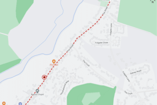 Upcoming Temporary Closure of C162 The Street in the Town of Costessey to facilitate Costessey Remembrance Sunday Parade Event (s16A)